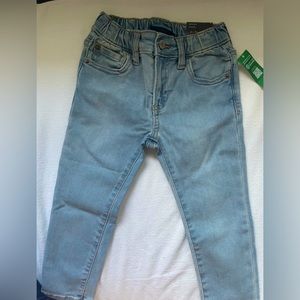 Gap high stretch skinny leg jeans. Light blue. Never worn. Size 3T.